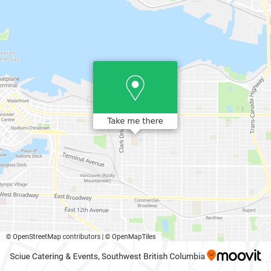 Sciue Catering & Events plan
