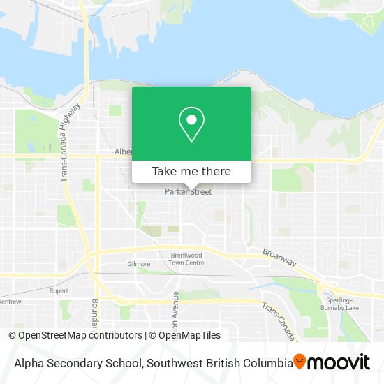 Alpha Secondary School map