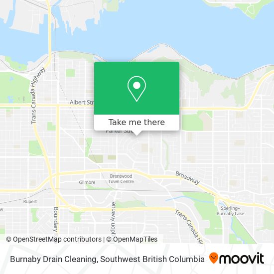 Burnaby Drain Cleaning map