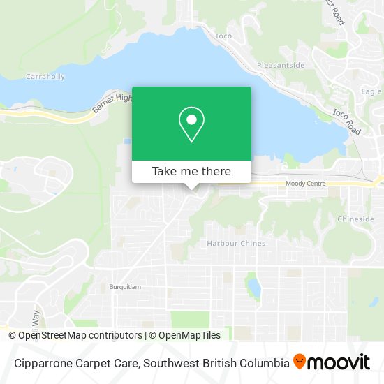 Cipparrone Carpet Care map