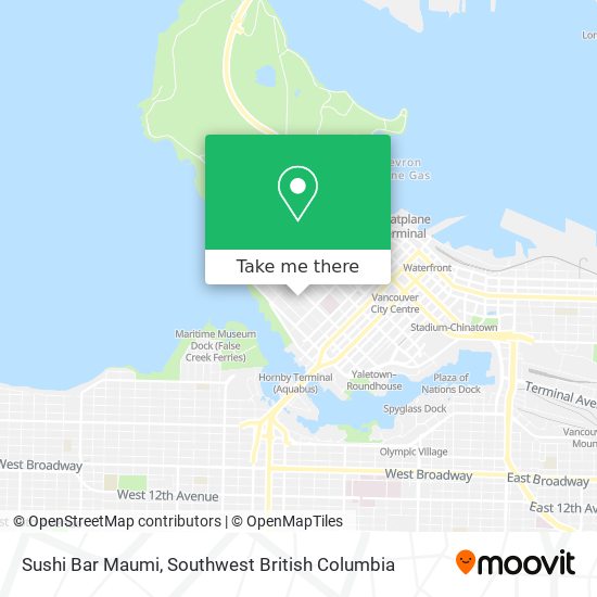Sushi Bar Maumi map
