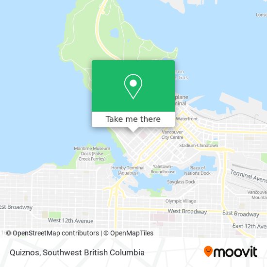 Quiznos map