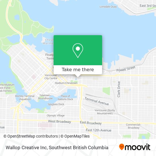 Wallop Creative Inc map