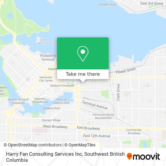 Harry Fan Consulting Services Inc map