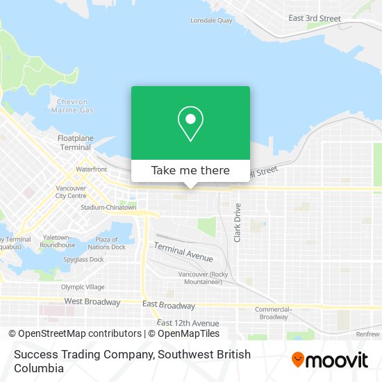 Success Trading Company map