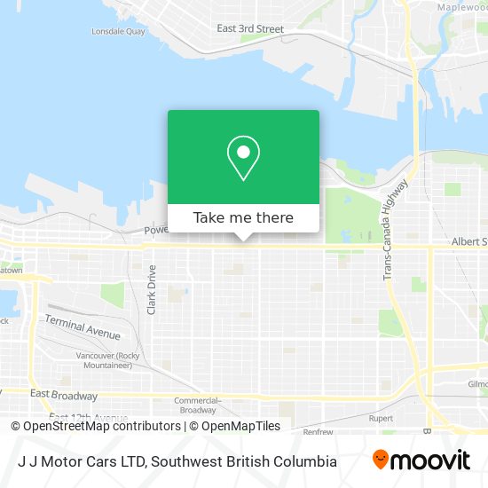 J J Motor Cars LTD map