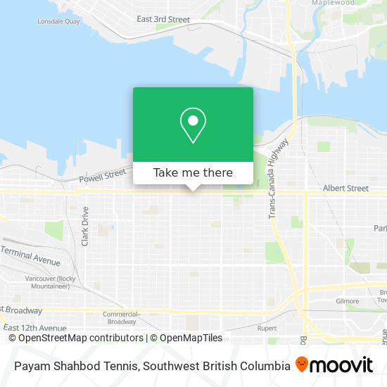 Payam Shahbod Tennis map