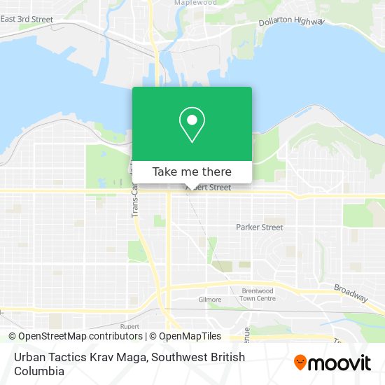 Urban Tactics Krav Maga map