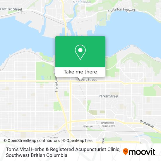 Tom's Vital Herbs & Registered Acupuncturist Clinic map