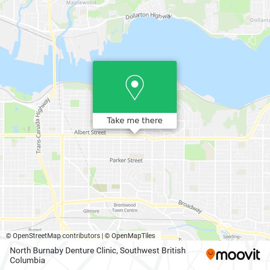 North Burnaby Denture Clinic map