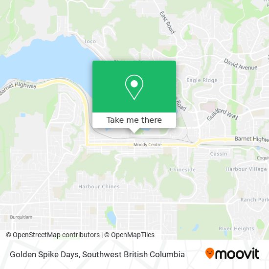 Golden Spike Days map