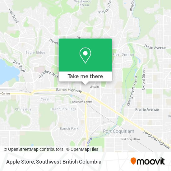 Apple Store map