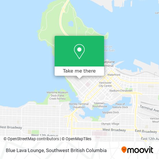 Blue Lava Lounge map