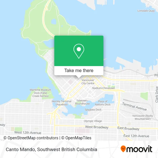 Canto Mando map