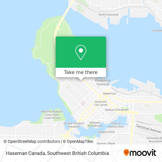 Haseman Canada map