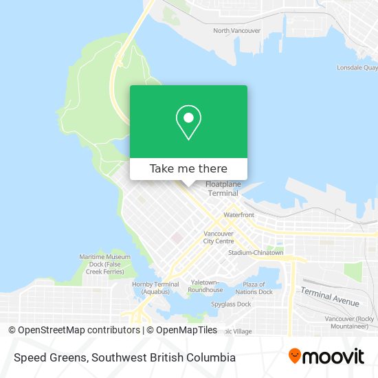 Speed Greens map