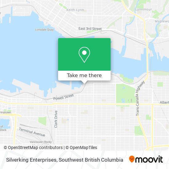 Silverking Enterprises map