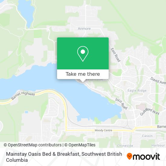 Mainstay Oasis Bed & Breakfast map