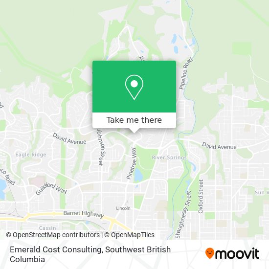 Emerald Cost Consulting map