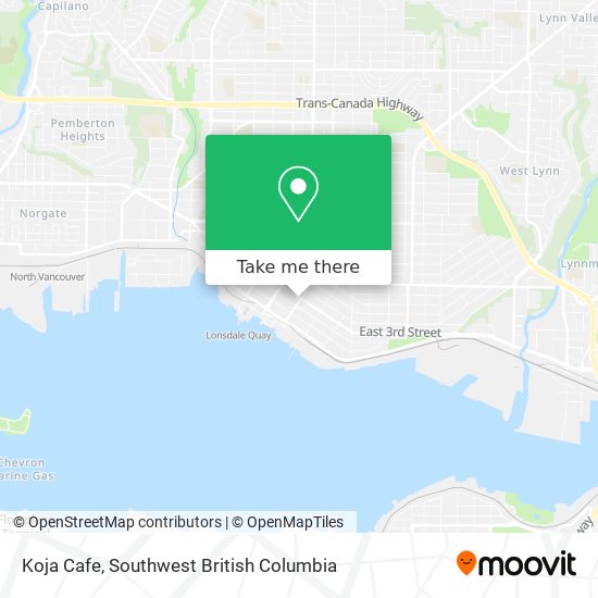 Koja Cafe map