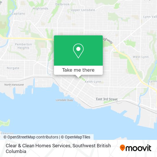 Clear & Clean Homes Services map
