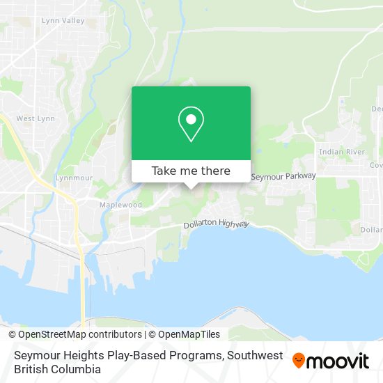 Seymour Heights Play-Based Programs map
