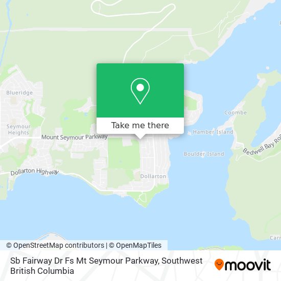 Sb Fairway Dr Fs Mt Seymour Parkway map