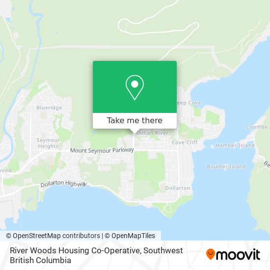 River Woods Housing Co-Operative map