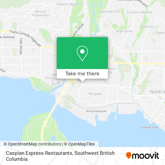 Caspian Express Restaurants map