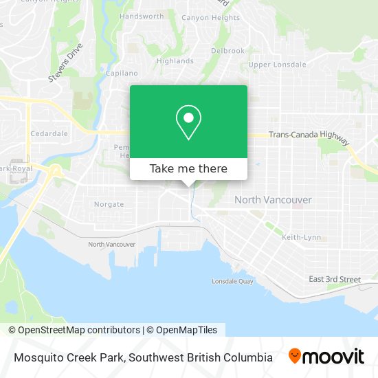 Mosquito Creek Park map