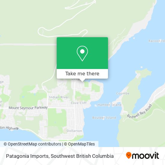 Patagonia Imports map