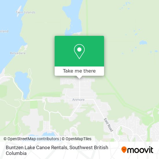 Buntzen Lake Canoe Rentals map