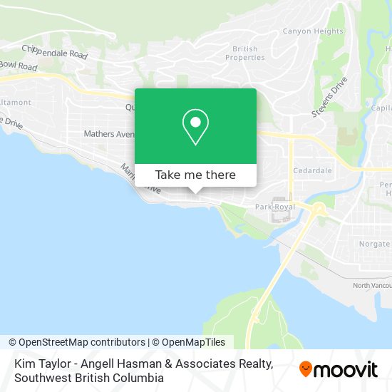 Kim Taylor - Angell Hasman & Associates Realty map
