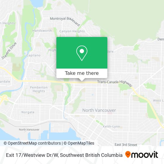 Exit 17/Westview Dr/W map