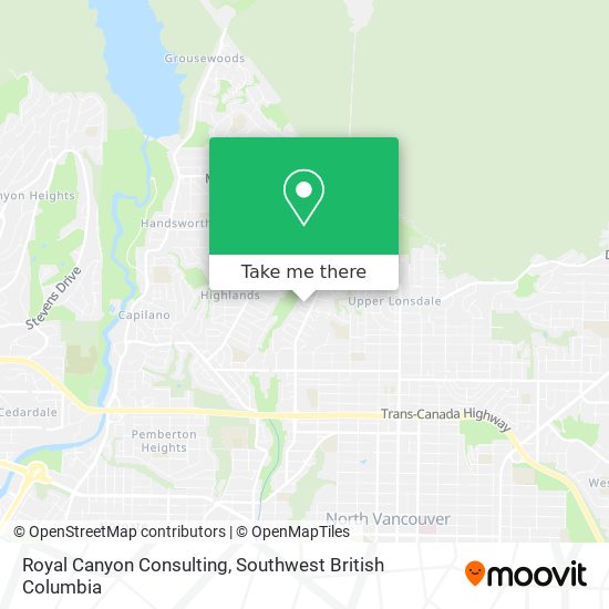 Royal Canyon Consulting map