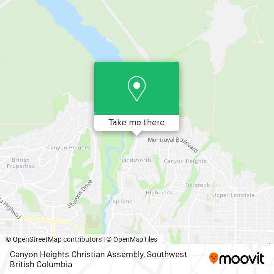 Canyon Heights Christian Assembly map