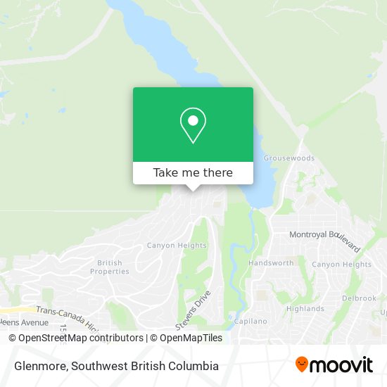Glenmore map