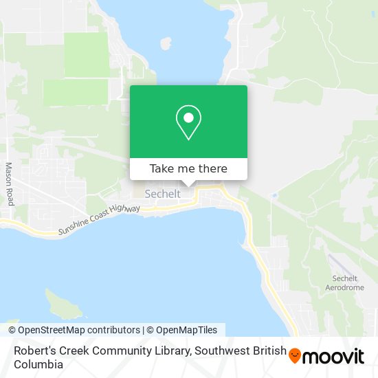 Robert's Creek Community Library map