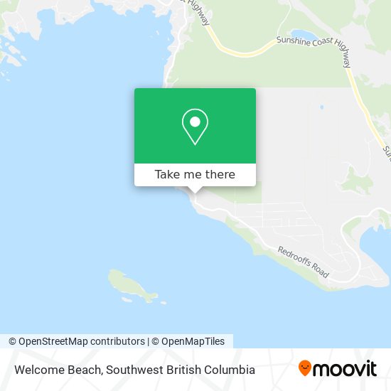 Welcome Beach map
