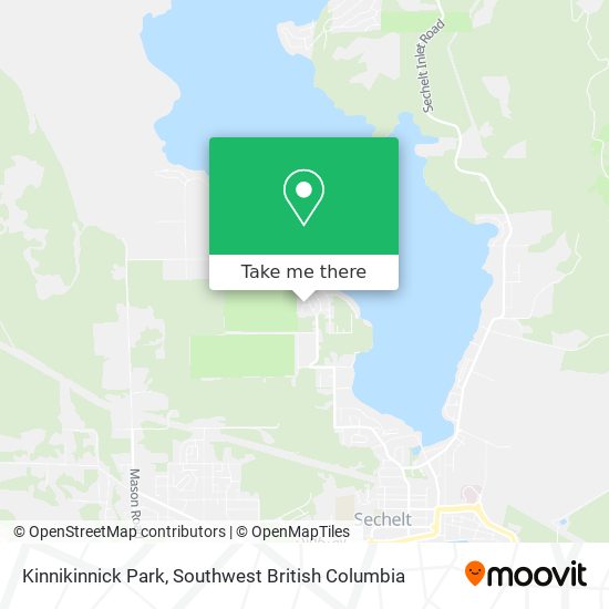 Kinnikinnick Park map