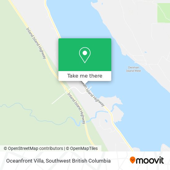 Oceanfront Villa map