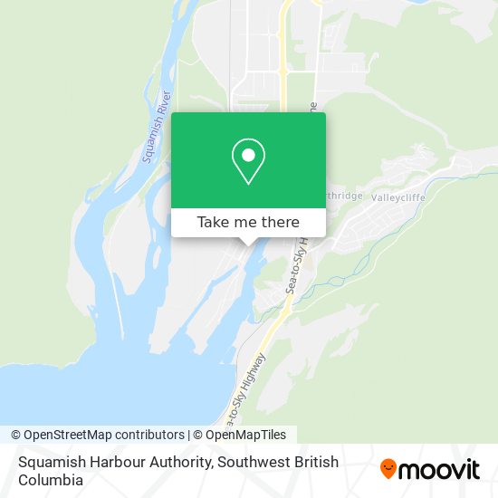 Squamish Harbour Authority map