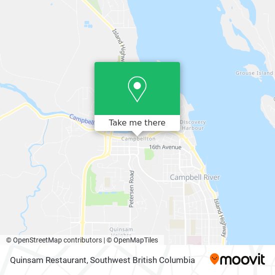 Quinsam Restaurant map