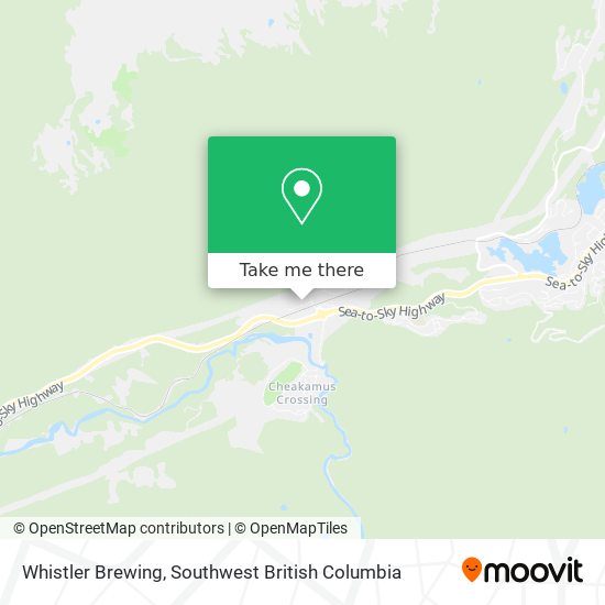 Whistler Brewing map