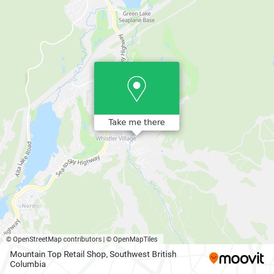 Mountain Top Retail Shop map