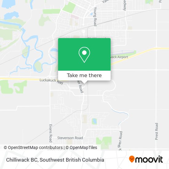 Chilliwack BC map