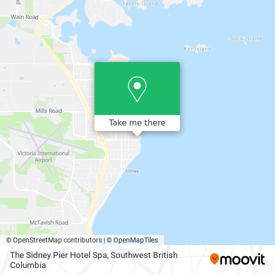 The Sidney Pier Hotel Spa map