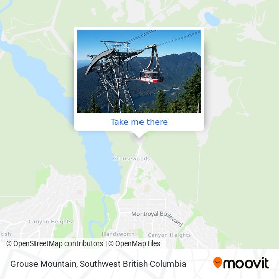 Grouse Mountain map