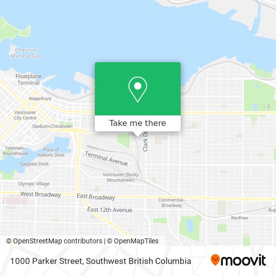 1000 Parker Street map
