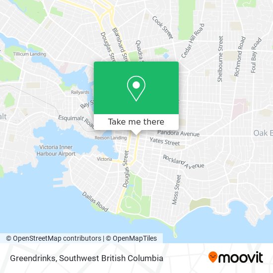 Greendrinks map